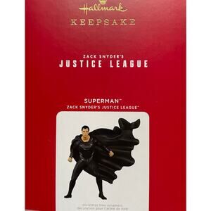 Hallmark Christmas Ornament 2021 DC Comics Zack Snyder Justice League Superman